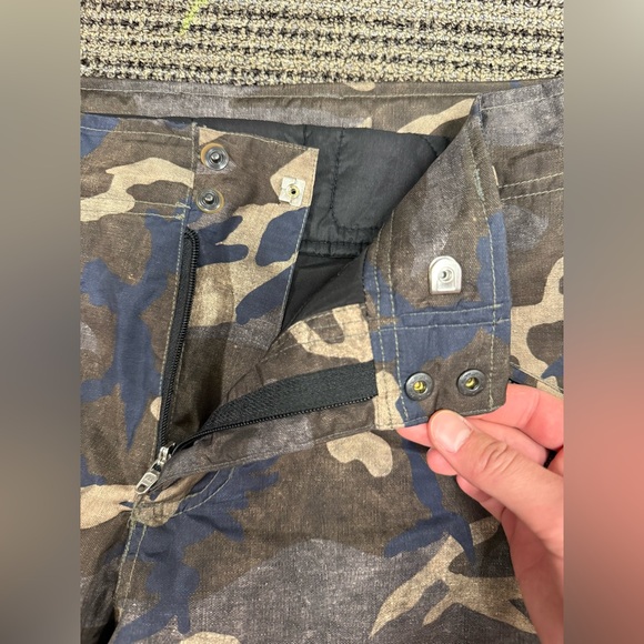 Fire + Ice navy and green camo winter snow pants, Men’s size 34, long - Picture 6 of 15